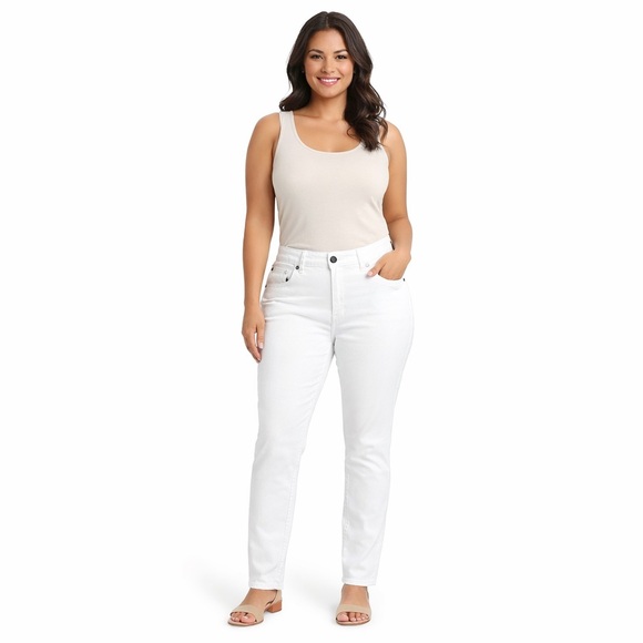 kate spade Denim - Kate Spade New York White Jeans Size 28 Play Hooky Straight Slim Pants